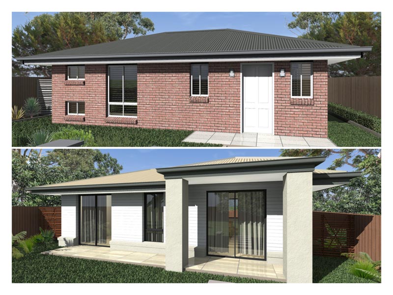 GR2267 — 2 bedroom home elevation by Dixon Homes